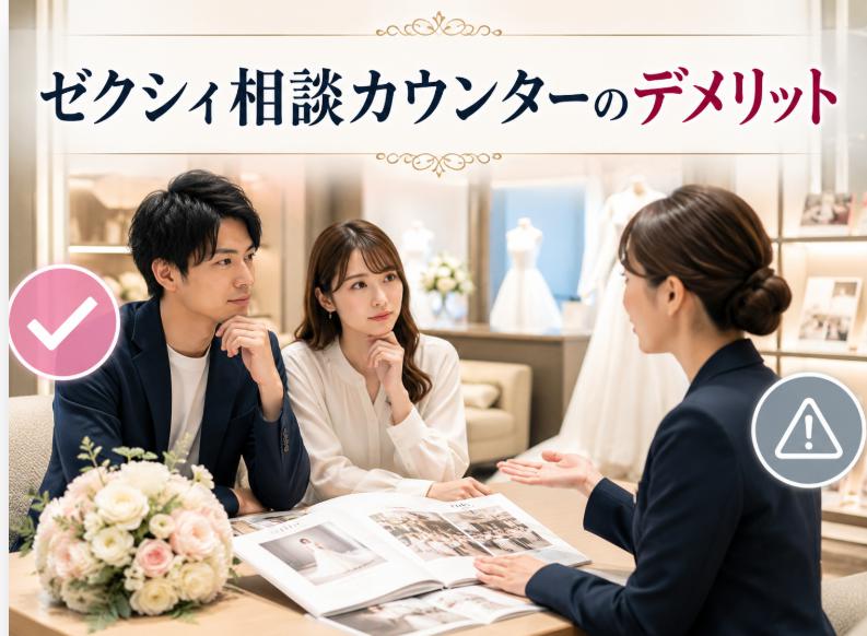 ゼクシィ相談カウンターの口コミ検証｜本当のデメリットを暴露